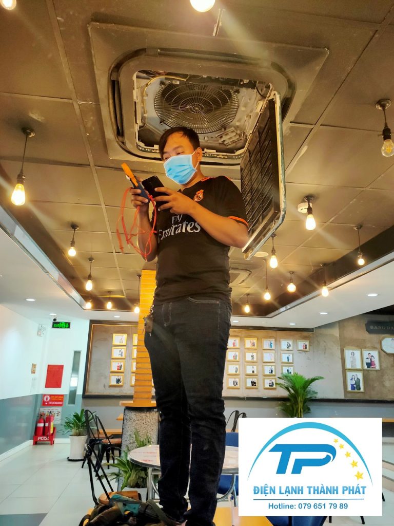 Quy trình sửa chữa máy lạnh điều hòa của Cơ Điện Lạnh Thành Phát gồm có 6 bước.