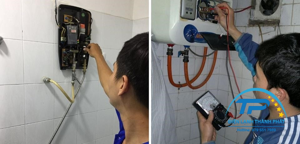 Sửa máy nước nóng lạnh tại nhà.